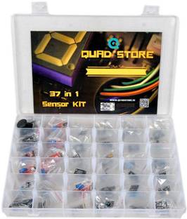 Quad Store 37 in 1 Sensor Modules Learning Kit for Arduino Uno R3, Mega 2560, Raspberry Pi with box