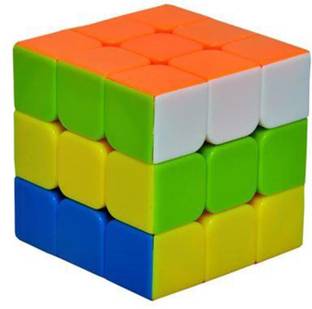 ifrazon HIGH QUALITY STICKER LESS 3X3 RUBIX CUBE