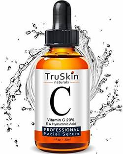 Truskin Naturals Vitamin C Serum For Face Organic Anti-aging Topical Facial Serum With Hyaluronic Acid