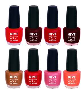 Nive Colour Blast Nail Lacquer (Set of 8 Nail Polish) 3005201706 Multicolor