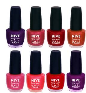 Nive Colour Blast Nail Lacquer (Set of 8 Nail Polish) 3005201748 Multicolor