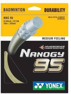 YONEX Nanogy 95 Badminton Strings 0.69 Badminton String - 10 m