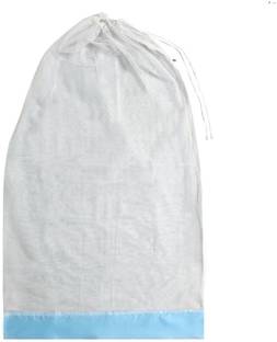 ZURA Cotton Infants Washable Baby Jhula swing with zip opening-Blue Mosquito Net
