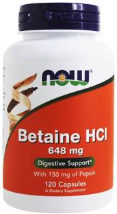 Now Foods Betaine HCI 648mg 120caps