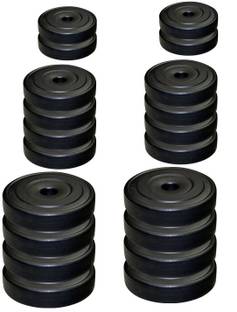 STARX 50 kg 50 kg PVC weight plates only Home Gym Combo