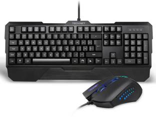 TECKNET X861 Kraken Illuminated Gaming Keyboard/Mouse Combo Set Designed for Gaming