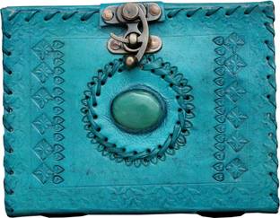 Pranjals House leather A6 Notebook unruled 100 Pages