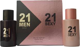 Perfume King 21 Men Black & 21 Sexy Combo Eau de Parfum  -  200 ml