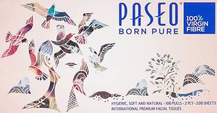 Paseo Born Pure Facial Tissue Box
