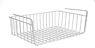 JVS Containers Kitchen Rack Steel Undershelf Basket Large - 16" (set of 2) - UW55