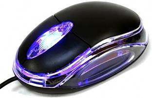 TecPro Wired Optical Mouse Wired Ambidextrous Optical  Gaming Mouse
