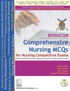 BVDUCON-Comprehensive Nursing MCQs for Nursing Competitive Exam  - NUR