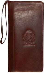 Kan Genuine Leather Travel Organizer/Passport Holder/Long Wallet for Men & Women