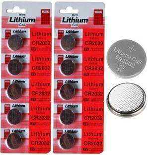 BALRAMA Micro Lithium Cell CR2032 Coin Battery 3v Computer Motherboard CMOS Battery Cell PACK of 10  Camera Battery Charger