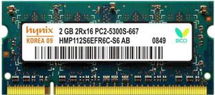 Hynix Genuine DDR2 2 GB (Single Channel) Laptop (Hynix DDR2 2GB LAPTOP RAM)