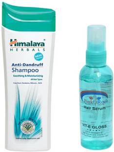 Himalaya Herbals ANTI DANDRUFF SHAMPOO 400ML WITH PINK ROOT HAIR SERUM