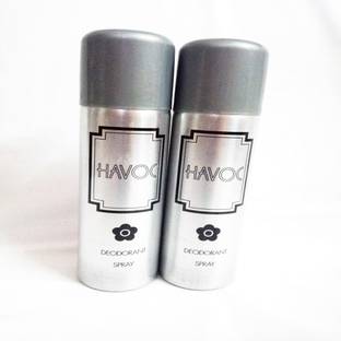 HAVOC Silver Deodorant Spray  -  For Men