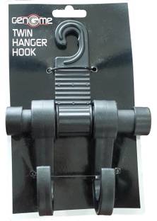 Genome Genome Auto Twin Hanger Hooks for all kinds of Bags, umbrellas, clothes etc. Car Storage Bag & Bin