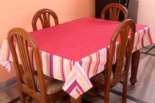 Dekor World Printed 6 Seater Table Cover