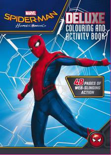 Spider-Man Homecoming Deluxe Colouring & Activity  - 48 Pages of Web - Slinging Action