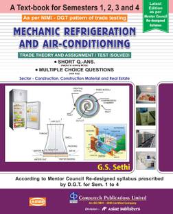 Refrigeration & AC 3-In-1 Th./Asst./Model Papers (Nsqf -4 Syll.) 1st & 2nd Yr.