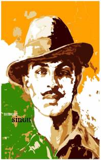 Bhagat Singh Poster - Motivational and Inspirational Poster Paper Print