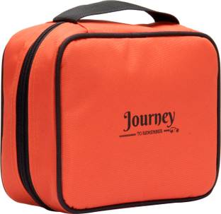 BOLSO Compact Hanging (ORANGE) Travel Toiletry Kit