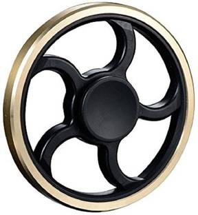 Montez Shinning Golden Metal Wheel Fidget Hand Spinner Toy