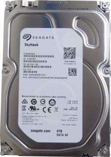Seagate SkyHawk 4 TB Desktop White SATA Internal Hard Disk Drive (HDD) (ST4000VN000)
