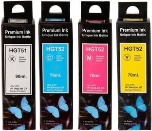 Print Cartridge Ink Set For HP DeskJet GT 5810 and DeskJet GT 5820 Black + Tri Color Combo Pack Ink Cartridge