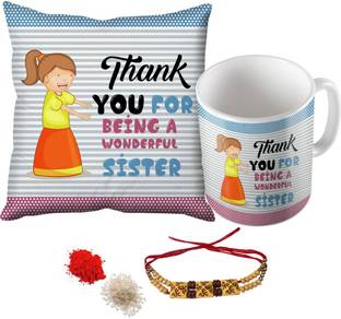 Sky Trends Gift Thread Gift For Raksha Bandhan Best Present For Sister And Brother St-36 Mauli Thread Rakhi  Set