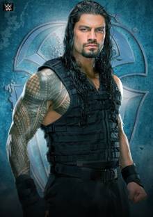 Posters / WWE Roman Reigns Poster / Matt Finish / Inspirational And Motivational / Poster Collection For Home And Office Decorative Paper Print