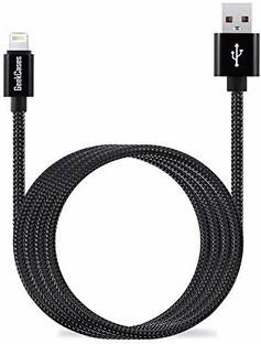 GeekCases Lightning Cable 1 m Nylon / Aluminium Foil / PVC Xtreme Indestructible [1M - 3.3 Ft / 2.4A - Fast Charge / Alloy Connectors ] for Apple iPhone / iPad