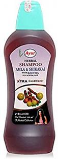 Ayur Herbal Amla Shikakai with Reetha Shampoo