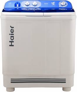Haier 9 kg Semi Automatic Top Load Washing Machine White, Blue