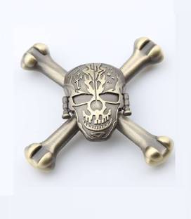 Krypton GHOST CALL OVER SKULL Danger fidget spinner Brass Fast Spin Anti Stress Paper weight Cool Look
