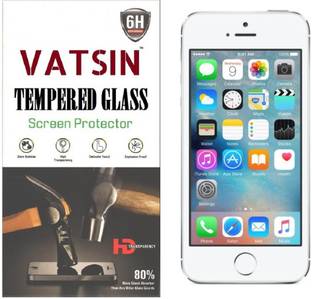 Vatsin Tempered Glass Guard for Apple iPhone 5, Apple iPhone 5s