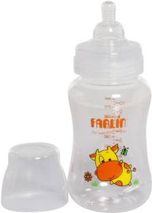 FARLIN BPA Free Wide Neck Feeding Bottle 9M+ ( Orange) - 300 ml