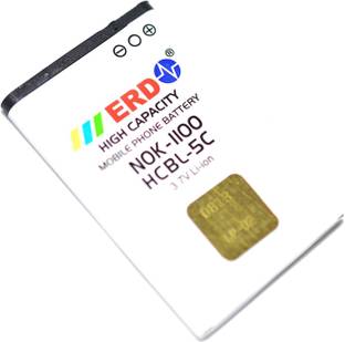 ERD Mobile Battery For  Nokia,Samsung,Lava,Micromax,Bloom,Gild NOK 1100/ N70/ N71/ E50/ E60/ KKT 25/ M.MAX X201/ SMG C3212/ BLOOM D85/ GILD V8 BL-5C/HCBL-5CA
