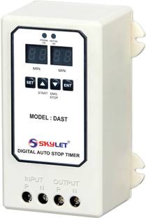 SKYLET Digital Auto Stop Timer Programmable Electronic Timer Switch