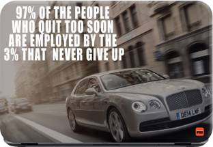 STICKER PRO MOTIVATIONAL QUOTES_006 Premium LG Vinyl (matte) Reusable Laptop Skin Compatible for 15.6 inch