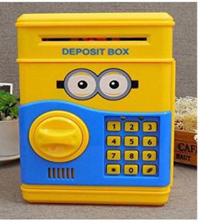 Shy Products Electronic Piggy Bank/money locker/ATM(Multicolor) Coin Bank