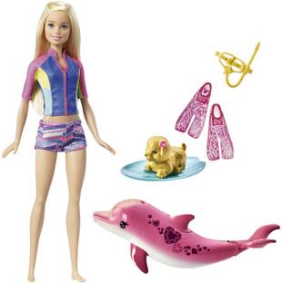 BARBIE Dolphin Magic Snorkel Fun Friends