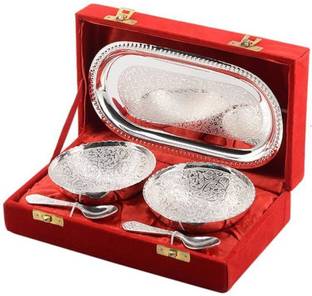 goyam 2 Bowl set & plate & two spoon Tray Set