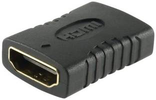 microware HDMI Female to Female Coupler Joiner Gender Changer Extender Connector (Black) mcshdmif2hdmif HDMI Connector