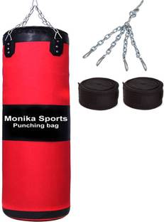 Monika Sports moni punching bag with handwrap Boxing Kit