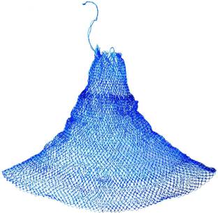 Hunting Hobby Fishing Storage Net Bag, Fish Foldable Keeping Net Bag, 1cm Mesh Hole Fishing Net