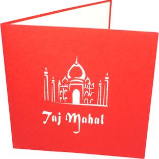 Indifashion Tajmahal Pop Up Greeting Card