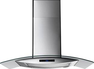 IFB Gl-14T-90cm Wall Mounted Silver 1050 CMH Chimney