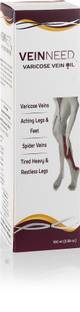 HealthVit VEINNEED VARICOSE VEIN OIL 100ML ( 3.38oz ) Liquid